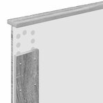 vidaXL Tête de lit Gris Sonoma 90 cm Bois d'ingénierie