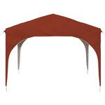 vidaXL Tente de fête pop-up 290 x 290 x 245 cm Terre cuite
