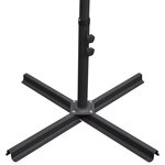 vidaXL Parasol de jardin en porte-à-faux 3 m bleu