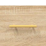 vidaXL Meuble TV chêne sonoma 150x36x30 cm bois d'ingénierie