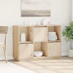 vidaXL Buffet 110 5x35x80 cm Bois massif de pin
