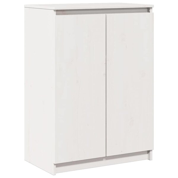 vidaXL Buffet Blanc 60x36x84 cm Bois de pin massif