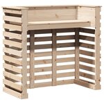 vidaXL Table de bar d'extérieur 113 5x50x103 cm bois massif de pin