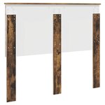 vidaXL Tête de lit Chêne fumé 120 cm Bois d'ingénierie