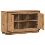 vidaXL Buffet chêne artisanal 102x35x60 cm bois d'ingénierie