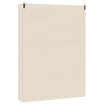 vidaXL Vitrine de collection en bois avec 6 étagères 40x8 5x55 cm