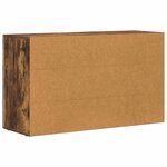 vidaXL Buffet Chêne fumé 100 x 35 x 59 cm Bois d'ingénierie