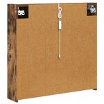vidaXL Armoire Miroir de Salle de Bain Chêne fumé 73.5 x 15.5 x 70 cm