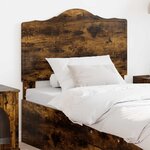 vidaXL Tête de lit Chêne fumé 80 cm Bois d'ingénierie