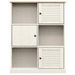 vidaXL Bibliothèque VIGO blanc 90x35x114 5 cm bois massif de pin