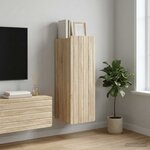 vidaXL Armoire Murale Chêne Sonoma 33 x 34 5 x 94 cm Bois d'ingénierie