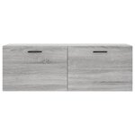 vidaXL Armoire murale sonoma gris 100x36 5x35 cm bois d'ingénierie