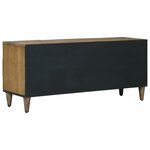 vidaXL Meuble TV Marron 105 x 33 5 x 46 cm Bois de mangue massif