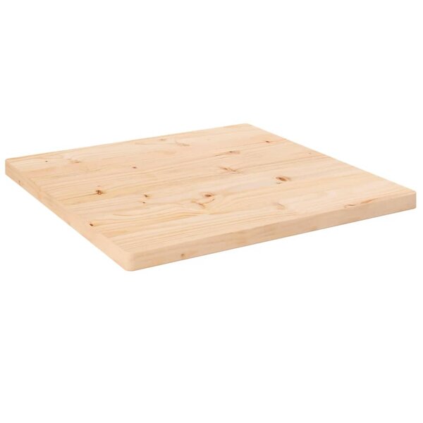 vidaXL Dessus de table 40x40x2 5 cm bois de pin massif
