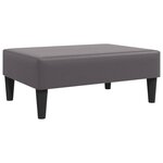 vidaXL Repose-pied gris 77x55x31 cm similicuir