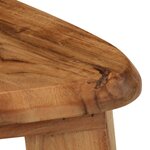 vidaXL Tabourets de bar lot de 2 bois d'acacia massif