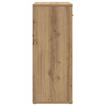 vidaXL Buffet chêne artisanal 60x30x75 cm bois d'ingénierie