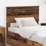vidaXL Tête de lit Bois Ancien 90 cm Bois d'ingénierie