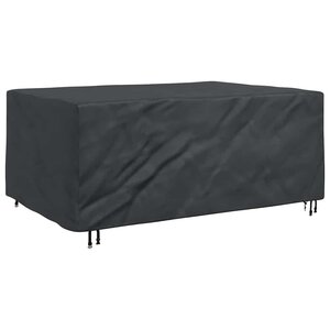 vidaXL Housse pour mobilier d'extérieur Noir 230 x 165 x 80 cm 210D