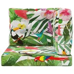 vidaXL Coussin de canapé d'extérieur 3 Pièces coloré Polyester