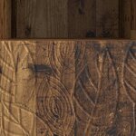 vidaXL Meuble TV 102 x 34 5 x 50 cm Bois ancien Bois d'ingénierie