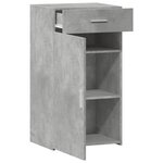 vidaXL Buffet gris béton 50x42 5x93 cm bois d'ingénierie
