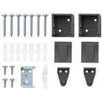 vidaXL Stores vénitiens Gris foncé 175 x 115 cm Aluminium