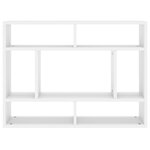 vidaXL Étagère murale Blanc 75x16x55 cm Bois d’ingénierie