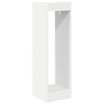 vidaXL Support de Plante 2 pc Blanc 30 x 30 x 100 cm Bois d’ingénierie