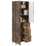 vidaXL Ensemble de Meubles 2 Pièces 66 x 34 5 x 90 cm Bois d'ingénierie
