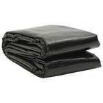 vidaXL Couverture de piscine Noir 488 x 244 cm PE