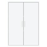 vidaXL Buffets 2 Pièces blanc 60x31x84 cm bois d'ingénierie