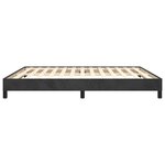 vidaXL Cadre de lit sans matelas noir 160x200 cm velours