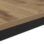 vidaXL Table basse Chêne artisan 60 x 30 x 36 cm Bois d'ingénierie