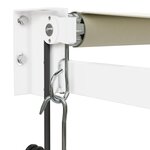 vidaXL Auvent rétractable automatique crème 3 5x2 5 m