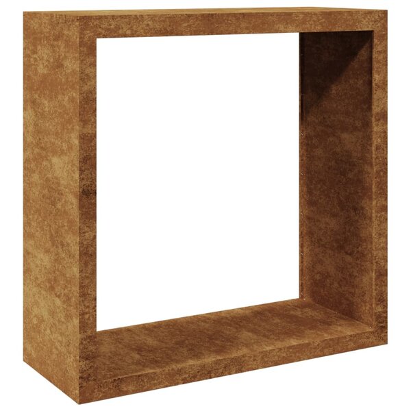 vidaXL Portant de bois de chauffage 100x40x100 cm acier corten