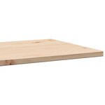 vidaXL Dessus de table 40x40x1 7 cm carré bois de pin massif