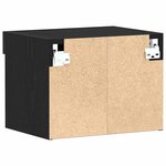 vidaXL Meuble TV 2 Pièces Chêne noir 40 x 30 x 30 cm Bois d'ingénierie