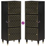 vidaXL Buffet 40x33x110 cm bois de manguier massif