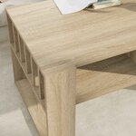 vidaXL Table basse Chêne Sonoma 92 x 49 5 x 45 cm Bois d'ingénierie