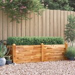 vidaXL Lit surélevé de jardin 160x60x44 cm bois massif d'acacia
