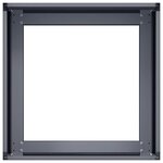 vidaXL Jardinière anthracite 40x40x30 cm acier