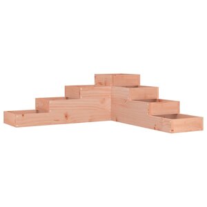 vidaXL Jardinière de jardin à 4 niveaux 106 x 104 5 x 36 cm Bois massif Douglas