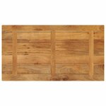 vidaXL Dessus de table 110x60x2 5cm rectangulaire bois massif manguier