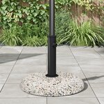 vidaXL Base de parasol   béton multicolore  20 kg  pour poteaux de 37/42/52/58mm