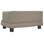 vidaXL Canapé pour enfants cappuccino 60x40x30 cm similicuir