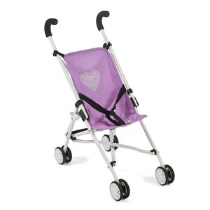 Bayer Chic 2000 601-35 - Mini-Buggy ROMA  mélange violet pour poupée