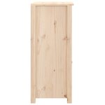vidaXL Buffets 2 Pièces 40x35x80 cm bois massif de pin