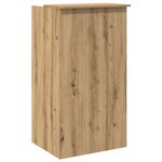 vidaXL Bureau réception chêne artisanal 55x50x103 5 cm bois ingénierie