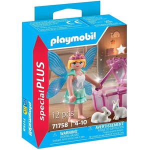 PLAYMOBIL 71758 - Special Plus Fée avec coffre à dents de lait et deux lapins